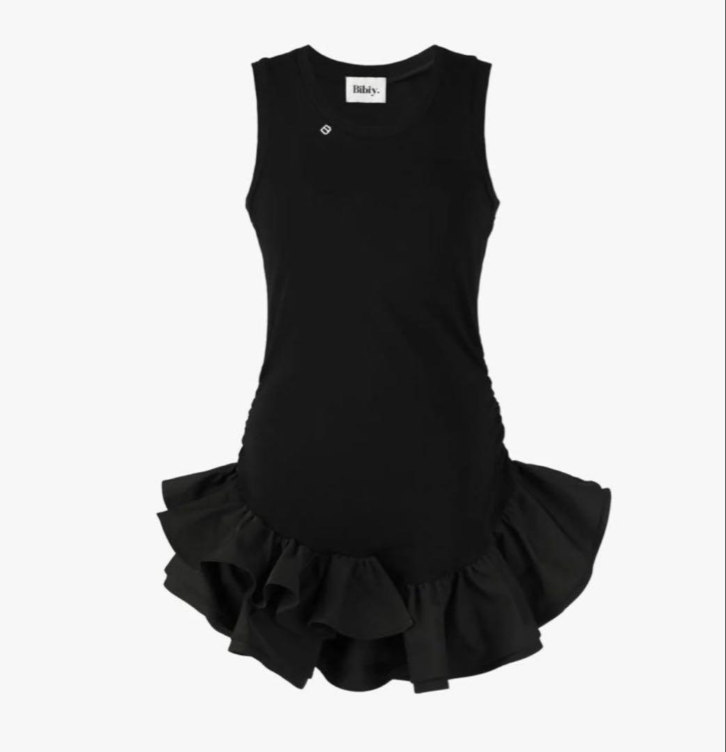 【新品未使用】Bibiy.IRIS RUFFLE TOP（BLACK）