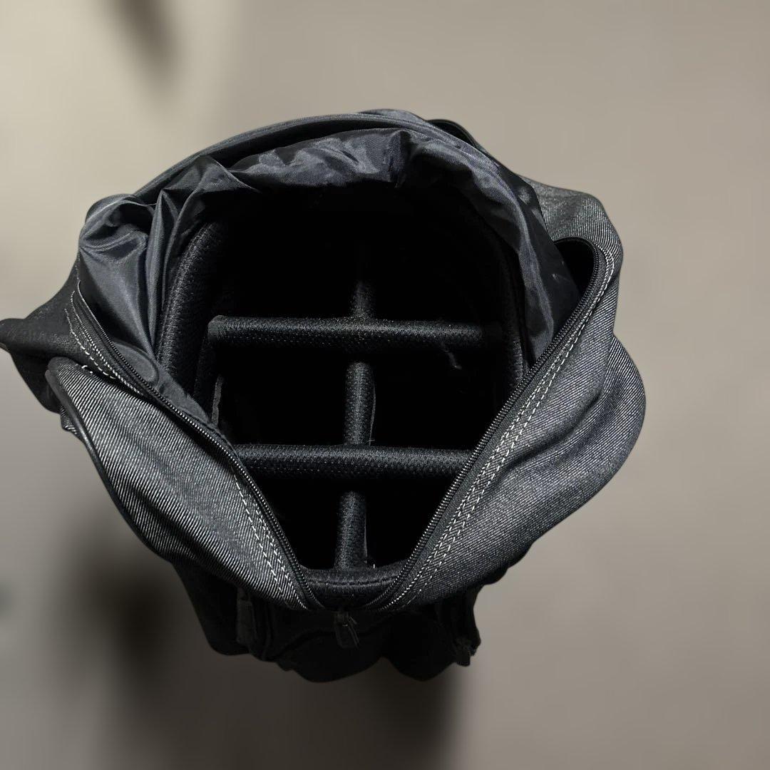 ブラックデニムキャディバッグゼクシオ