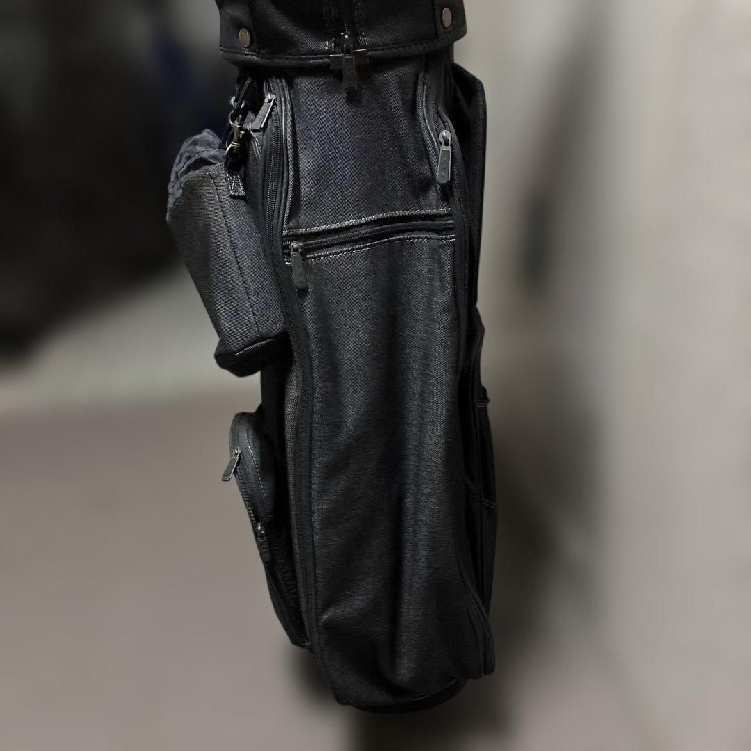 ブラックデニムキャディバッグゼクシオ