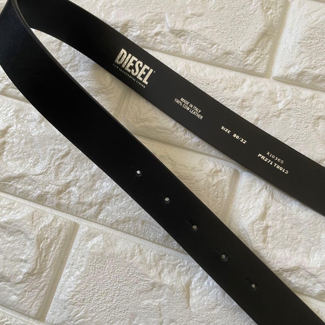 DIESEL★正規品【美品】ストーンベルト X10305 PR271 /80