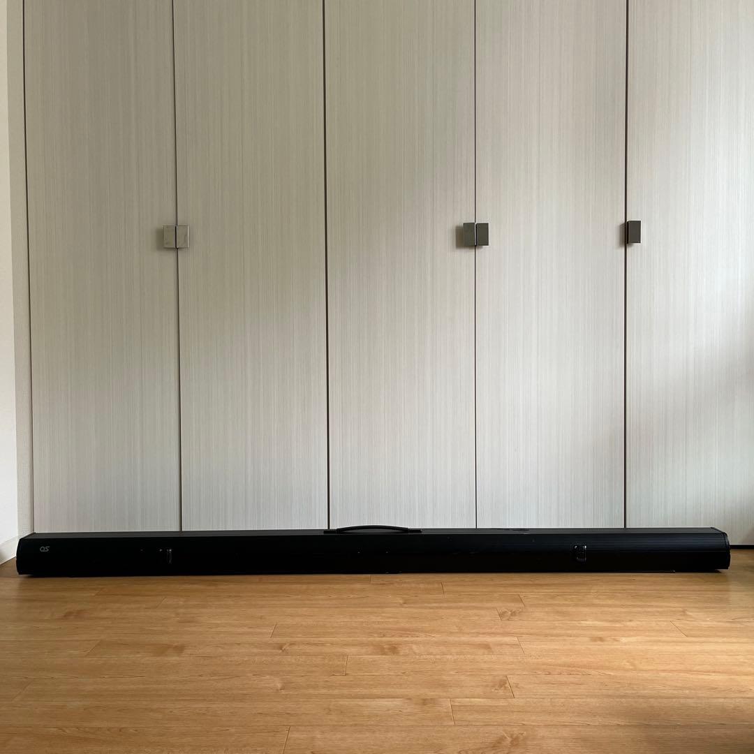 【傷汚れあり】自立型 立上げ式スクリーン MS-FN オーエス製 (80インチ)