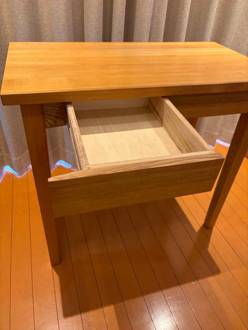 無印良品 デスク 美品 /タモ材 パーソナルデスク 幅80cm （1）