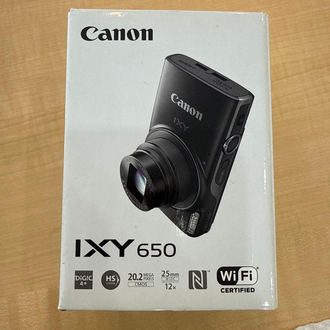 【美品】Canon IXY 650 ブラック デジタルカメラ SDカード付き