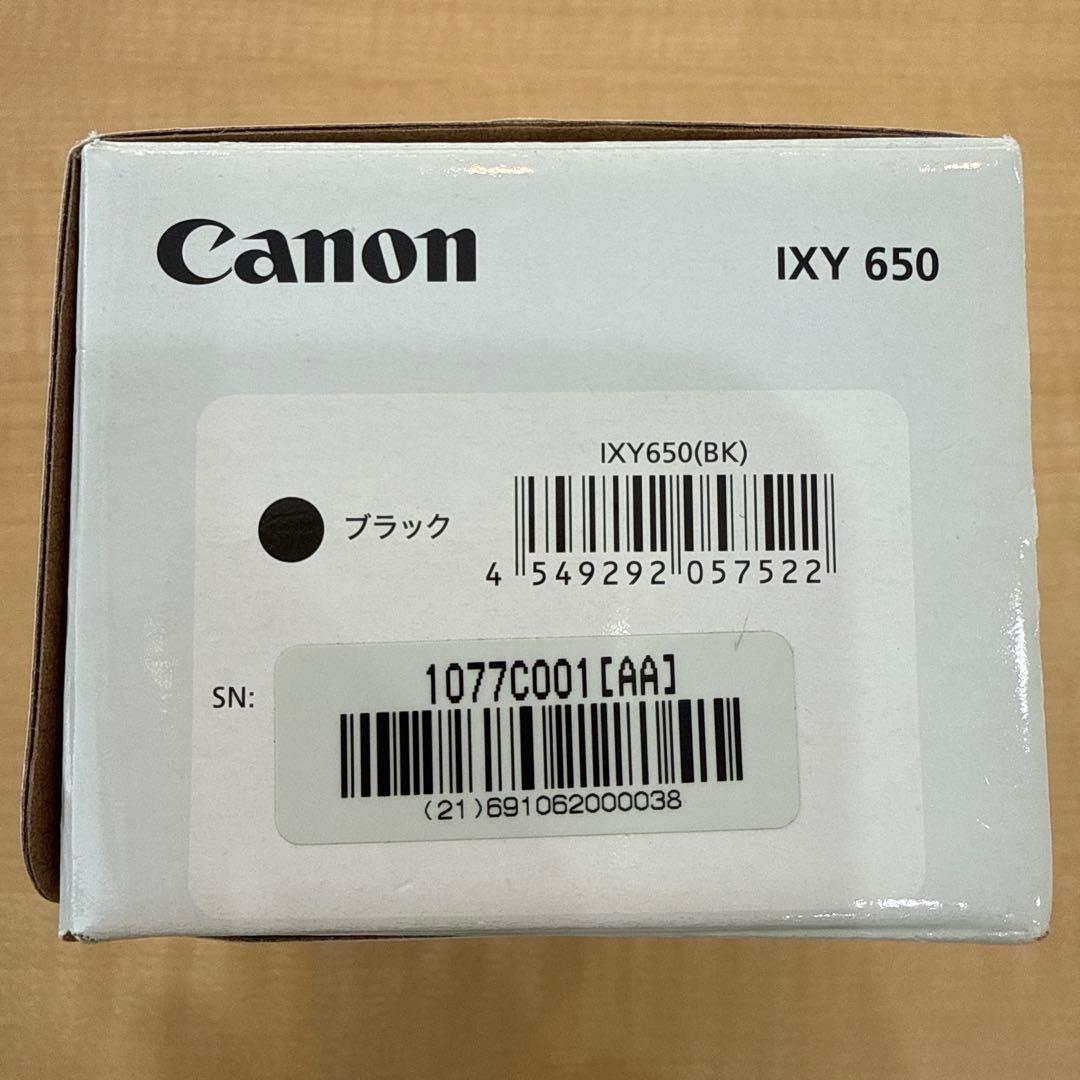 【美品】Canon IXY 650 ブラック デジタルカメラ SDカード付き