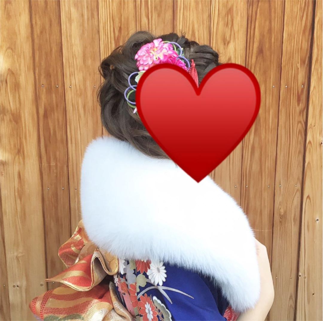 成人式 ファー ショール