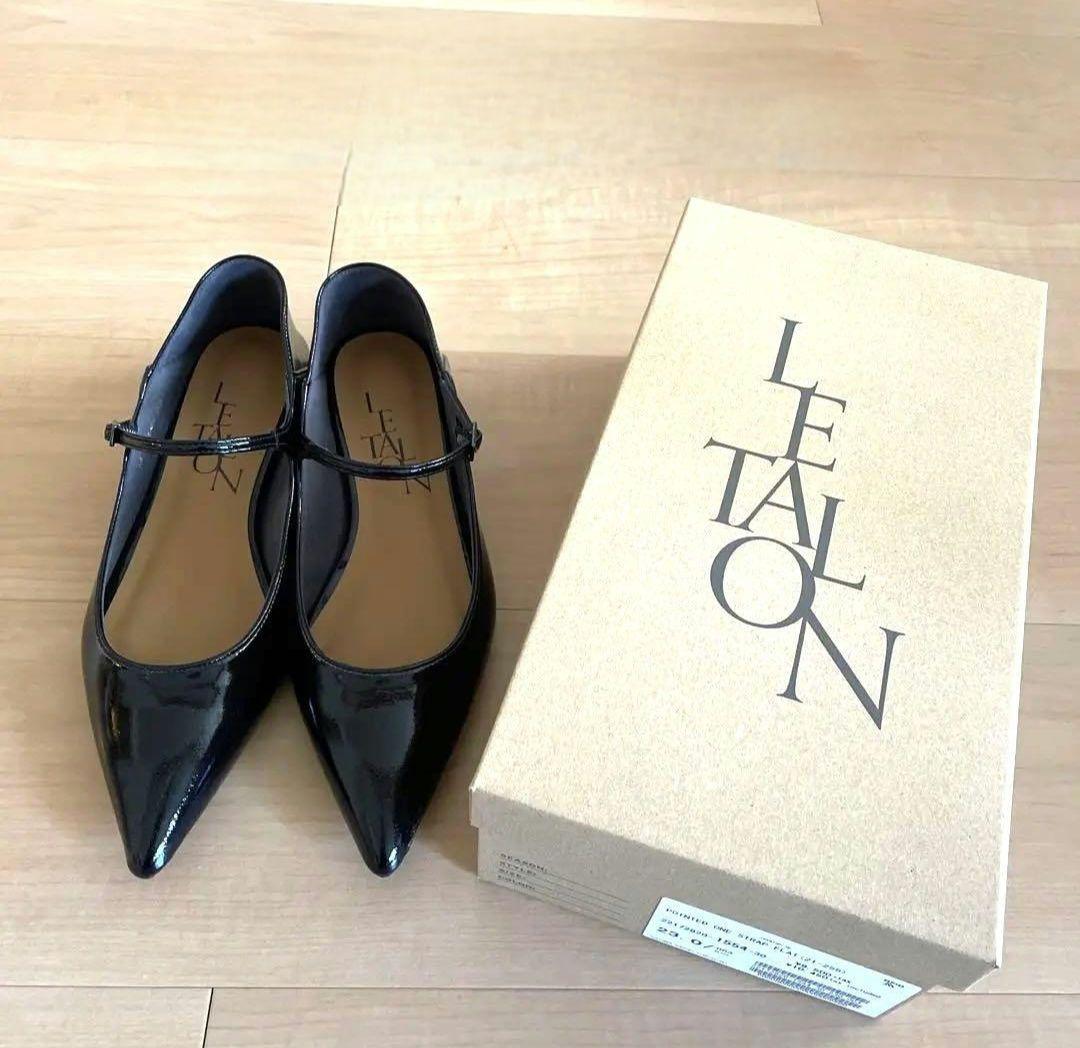 ルタロン＊美品＊ポインテッド ワンストラップ ＊23cm