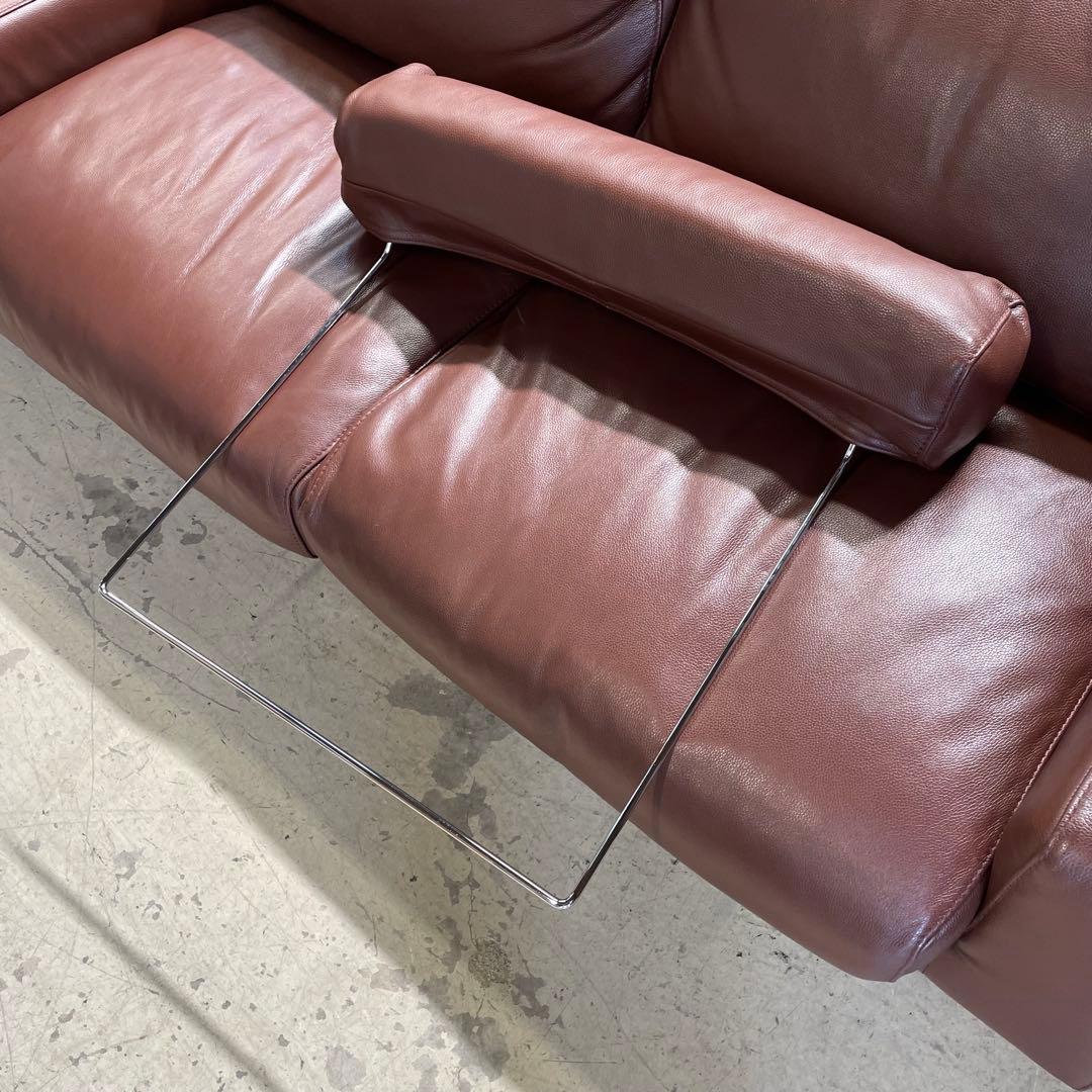 MUJI 無印良品⭐️革張り フェザー　2.5シーターソファー