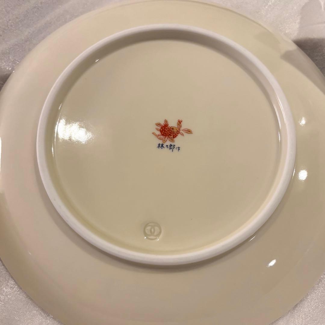 【新品未使用】組子金襴　古伊万里7号皿（化粧箱入り）FOURGRACEオリジナル