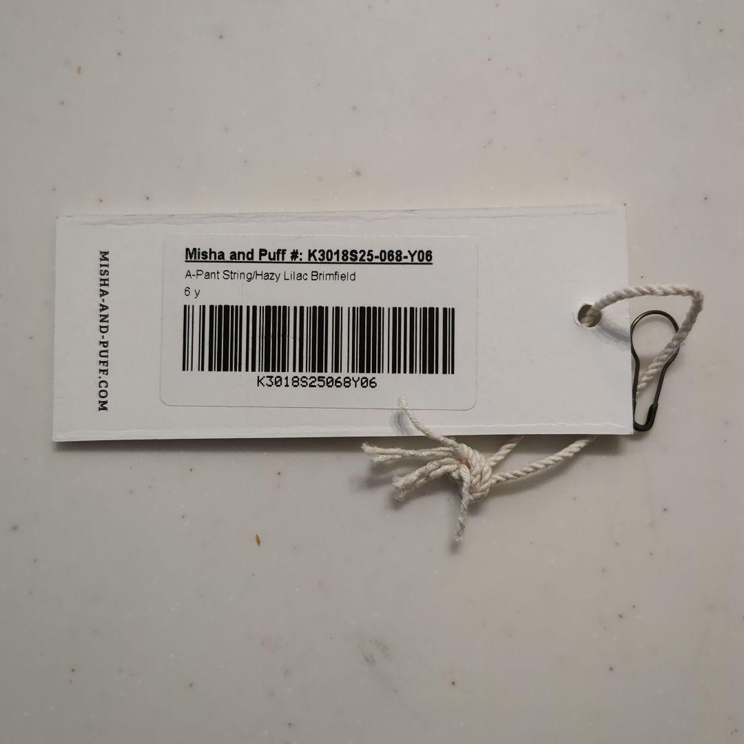 misha＆puff A-pant Hazy Lilac Brimfield