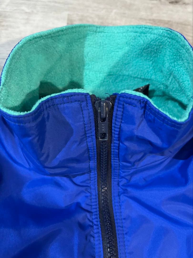 PatagoniaUSA製ナイロン×フリースジャケット ターコイズ M#280