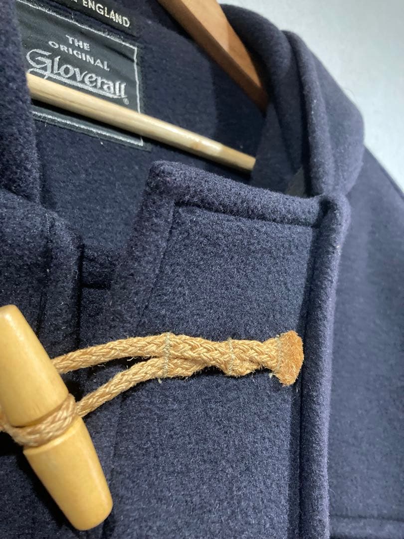 groverall ダッフル モンティ コート 英国製 肉厚 美品 ネイビー 紺