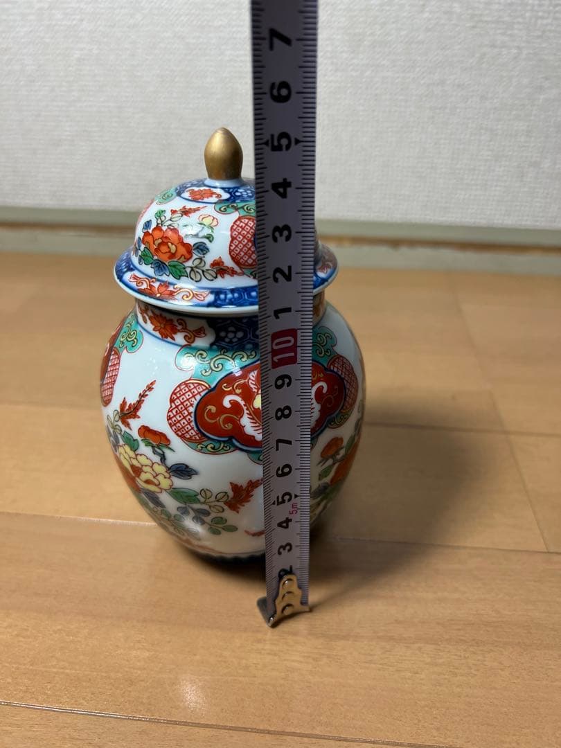 761古伊万里　沈香壺　金彩　未使用　有田焼