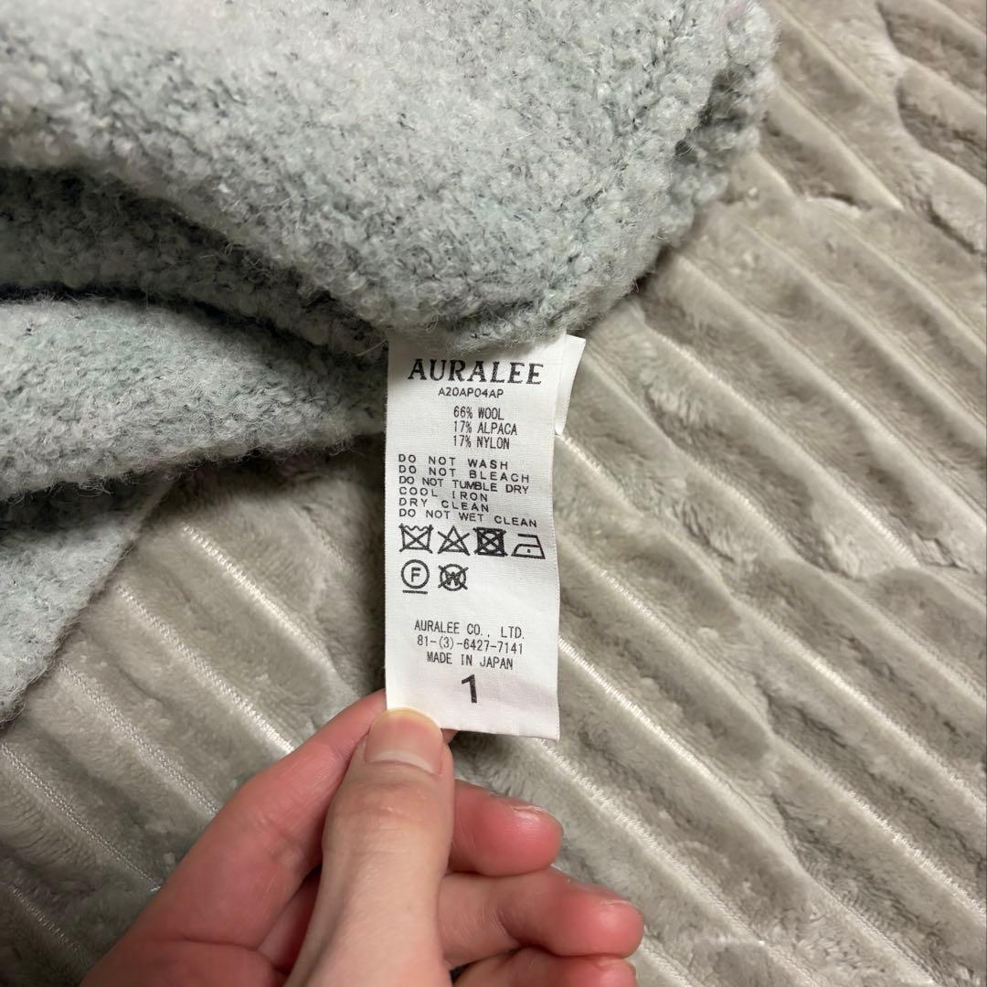 オーラリー アルパカフェルトニット