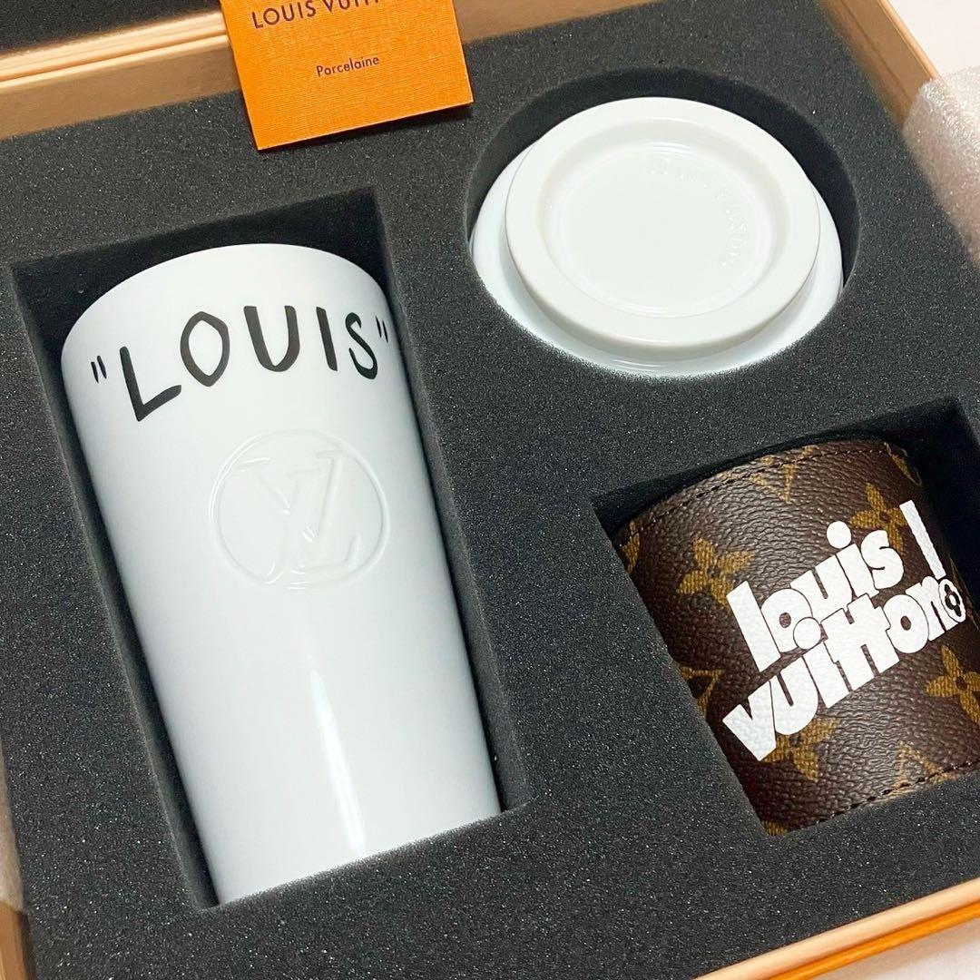 ルイヴィトン カップルイ タンブラー モノグラム 陶器 タンブラー