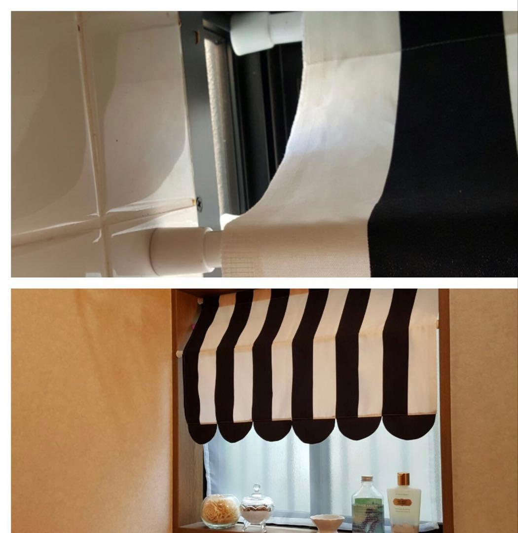 カフェカーテン　オーダー　ハンドメイド　オーニング