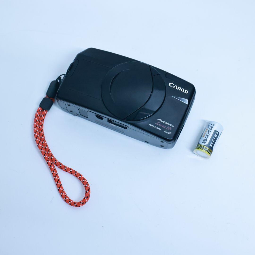 フィルムカメラ Canon Autoboy Luna 黒　Black 電池付き