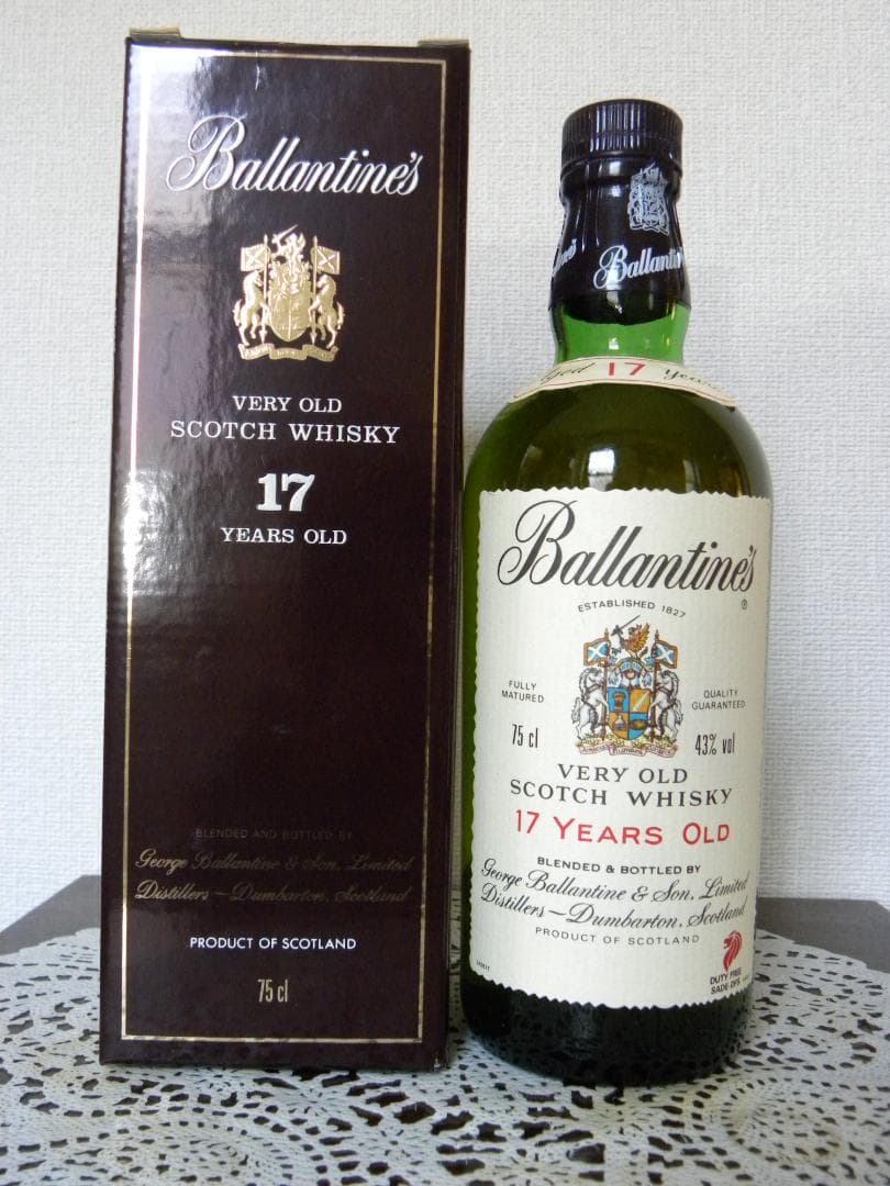 スコッチウイスキー (Ballantine's 17 Years Old )2本
