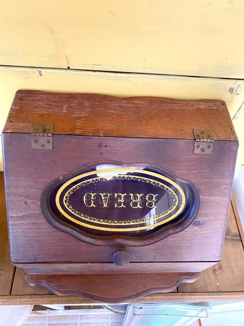 木製ブレッドボックス ヴィンテージ　ブレッドケース