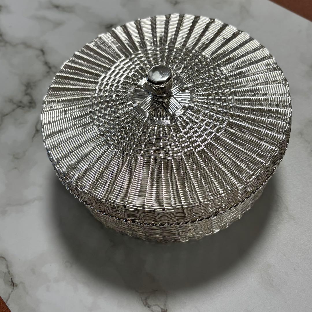 店長超暴走タイムセール 美品 小物入れ WAKO シルバー 銀座和光