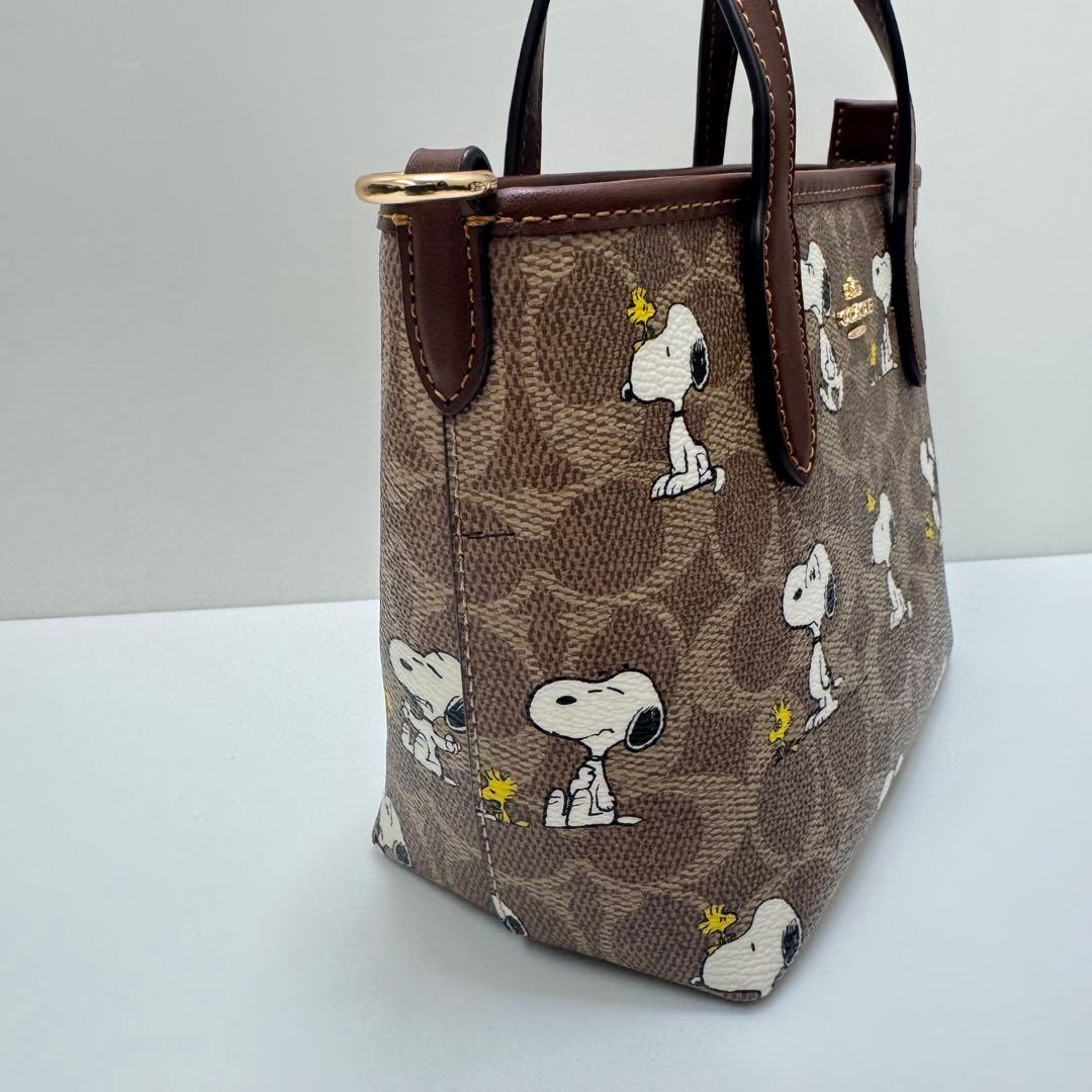 COACH コーチ スヌーピー コラボ2WAYトートCBS83