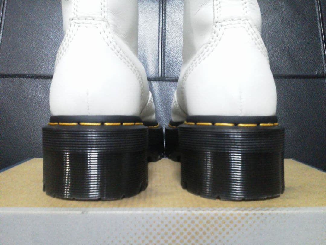 【専用】Dr.Martens JETTA UK5 白 厚底 フロントジップ