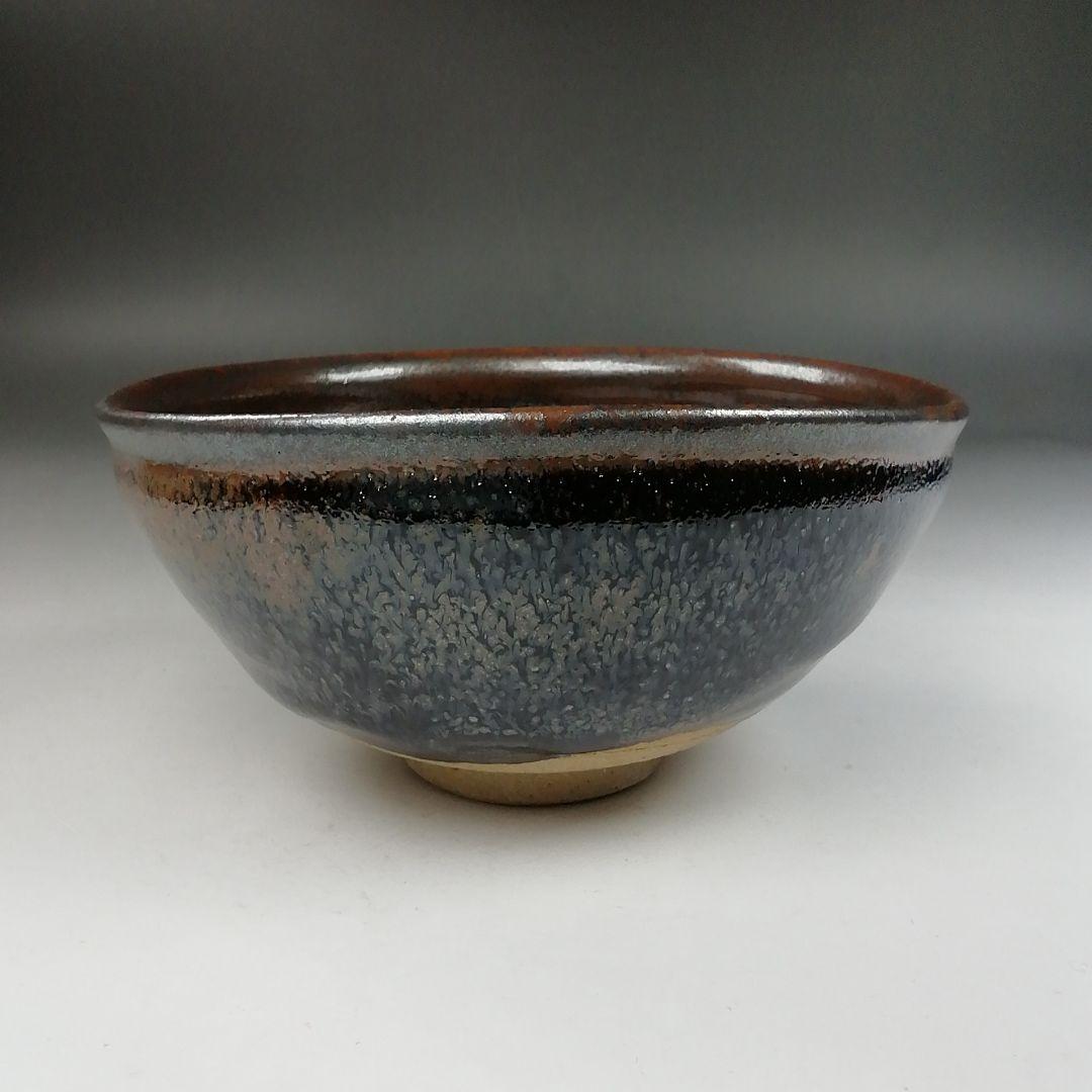 Ｗ２２３　茶碗　『古瀬戸焼』『十三代　山口小左エ門 作』　共箱　抹茶碗　茶道具