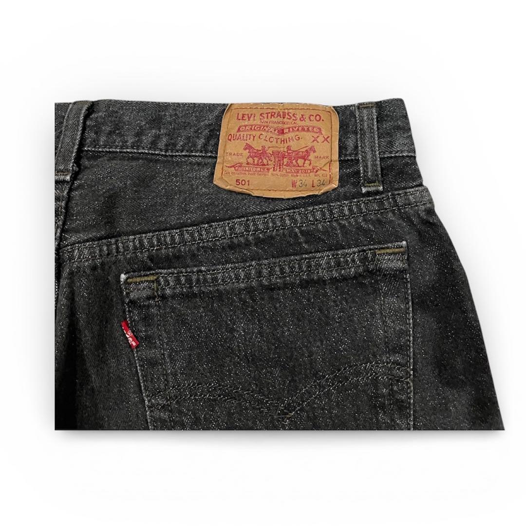90s Levi's 501 先染めブラック