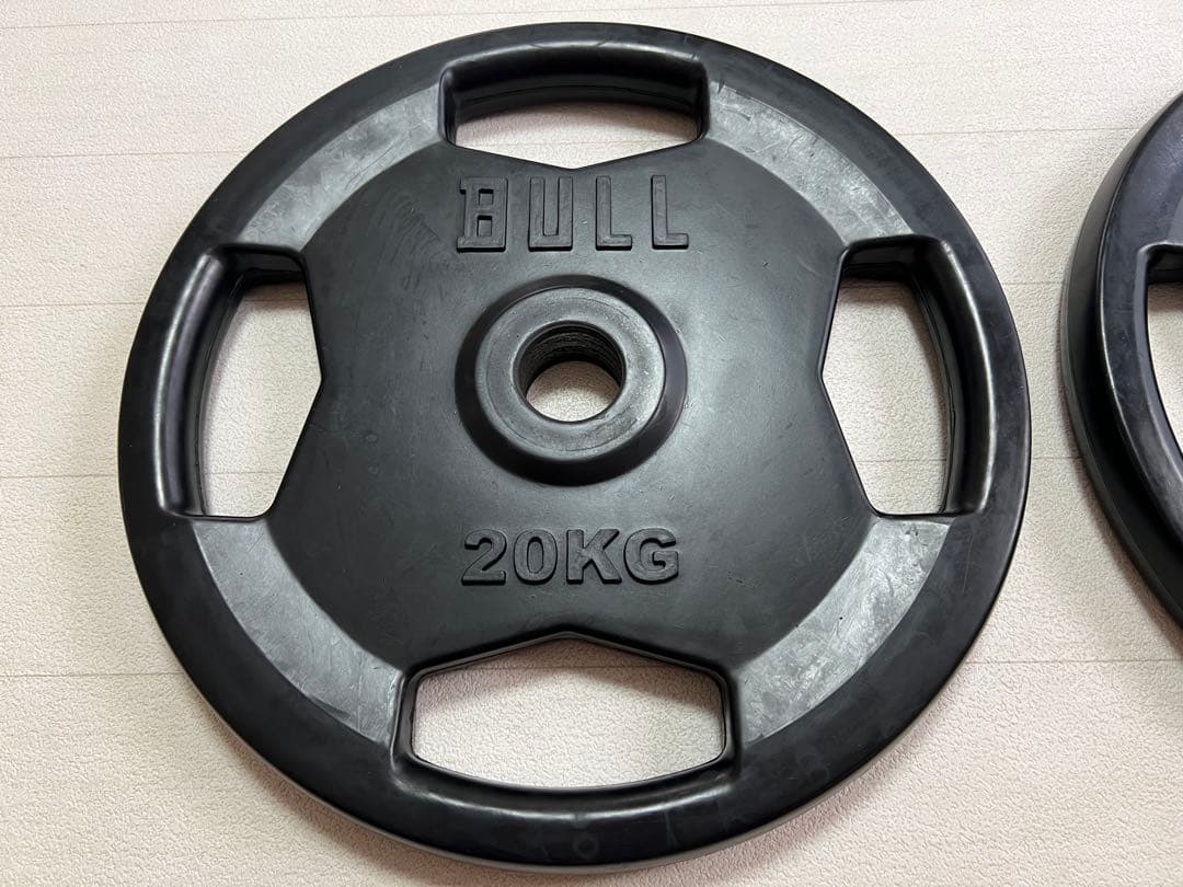 BULL 20KG ラバープレート　2枚セット