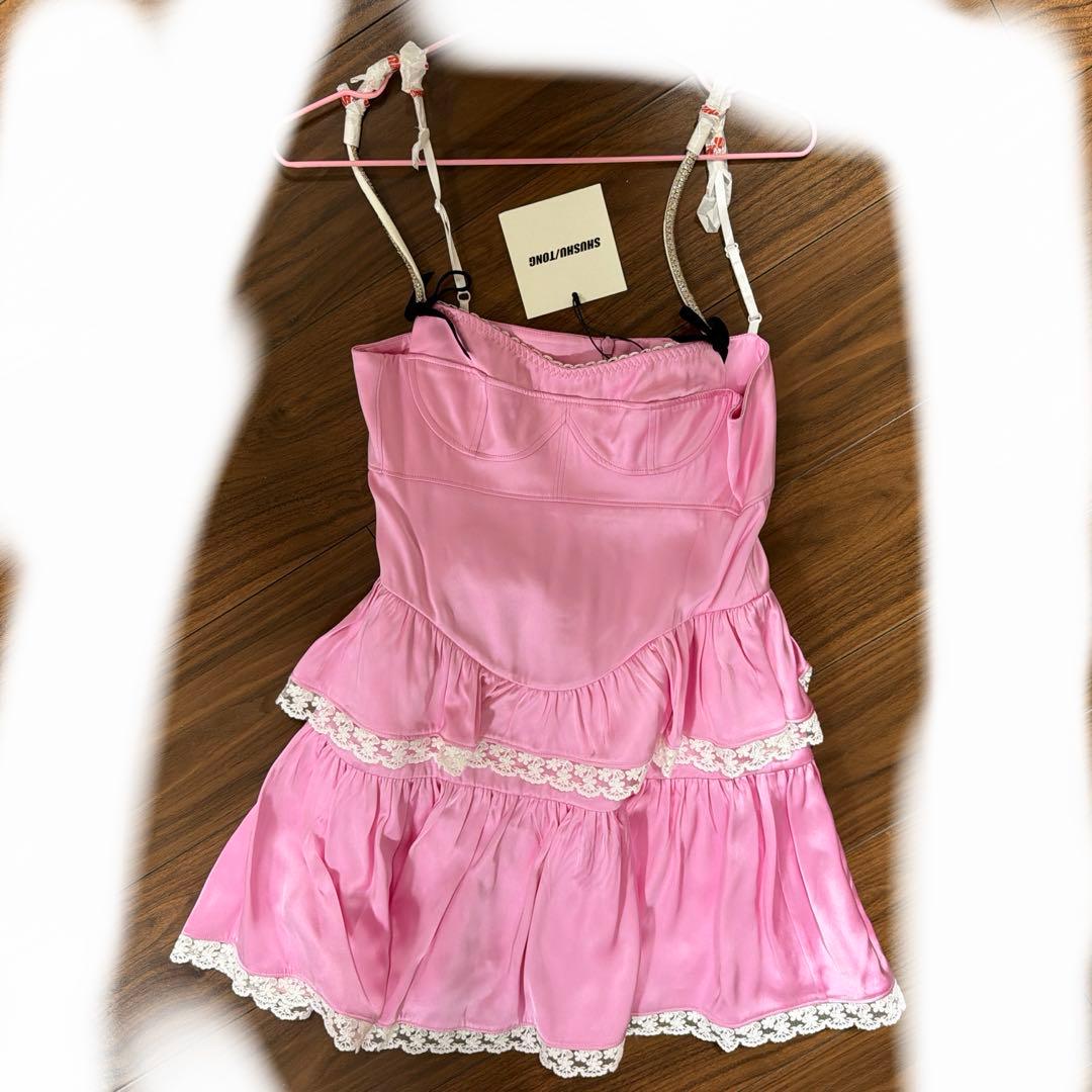 shushu/tong ピンク　ワンピース