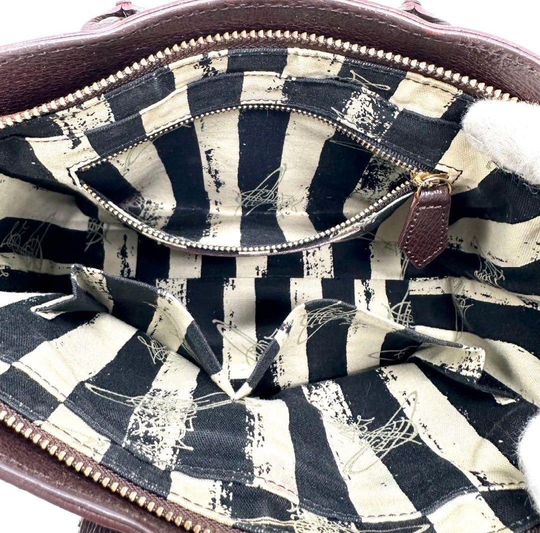 ヴィヴィアンウエストウッド　EXECUTIVE ハンドバック オーブ ブラウン