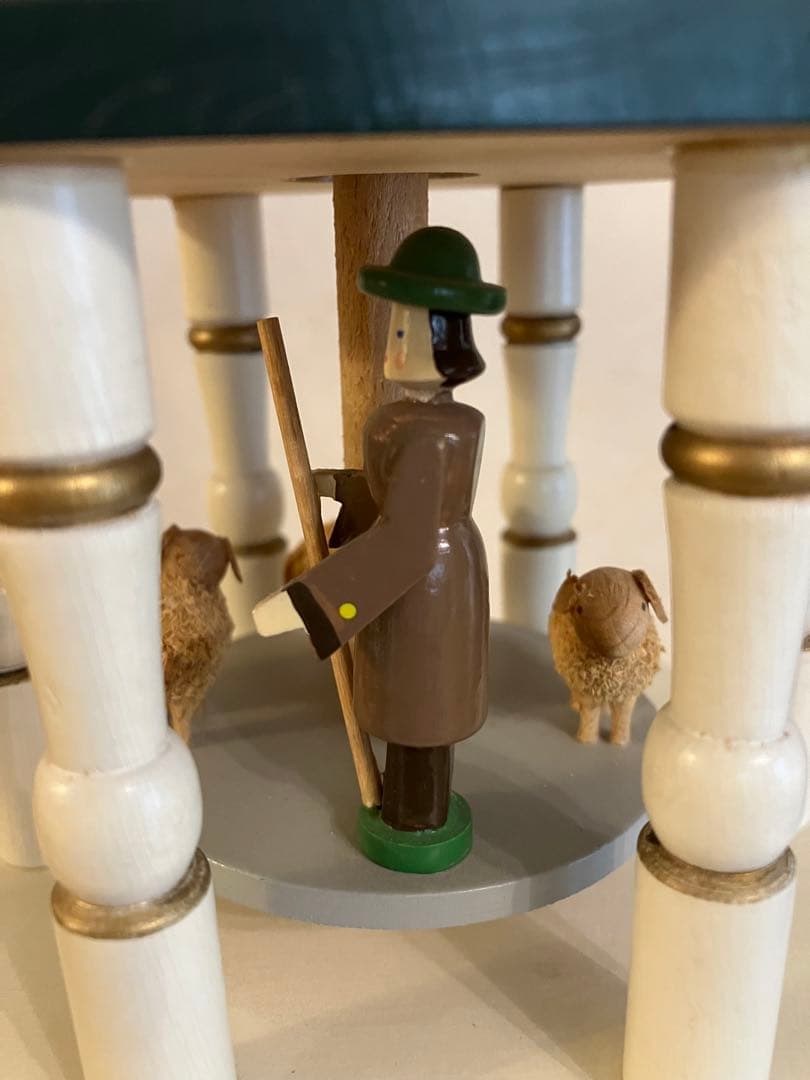 クリスマス　キャンドルピラミッド　ドイツ製　木製置物　1990年前後購入