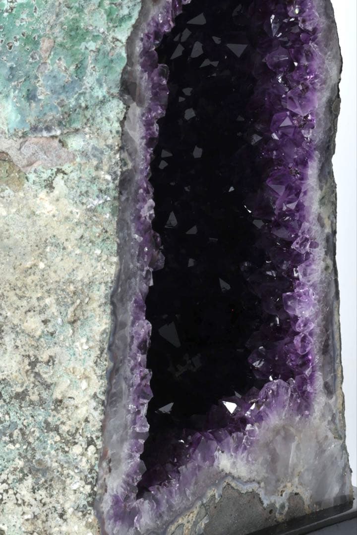 大型 アメジストドーム 紫水晶 原石 11.3kg 台座付 天然石 鉱物 風水