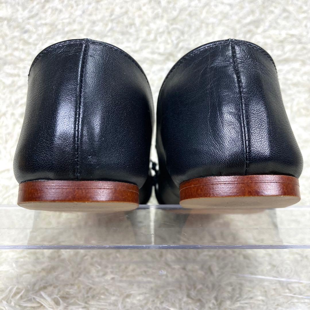 『未使用級』CHEMBUR メリージェーン パンプス スクエア スタッズ リボン