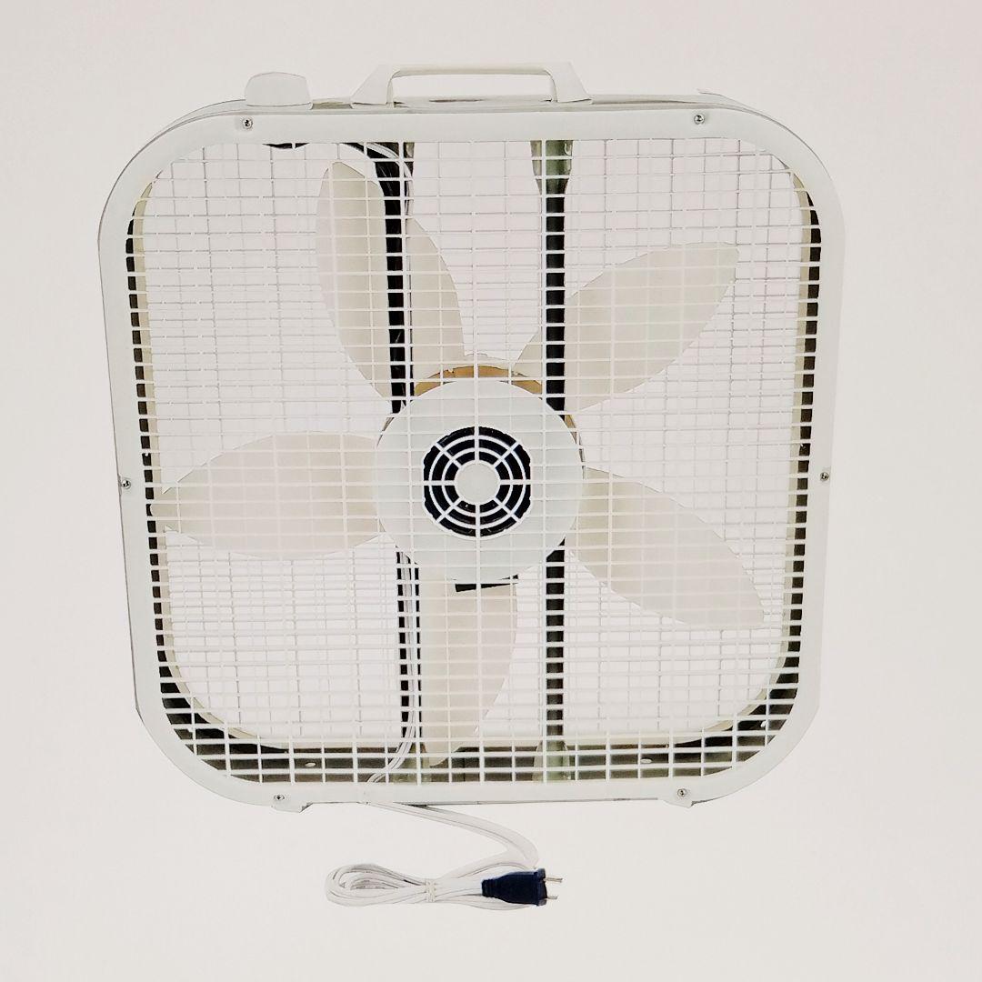 Lasko 20インチ クラシックボックスファン ホワイト 扇風機 サーキュレー