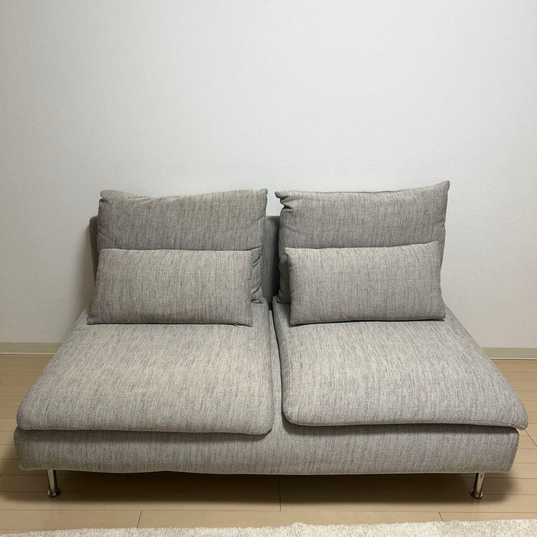 SÖDERHAMN ソーデルハムン 3人掛けコンパクトソファセクション グレー