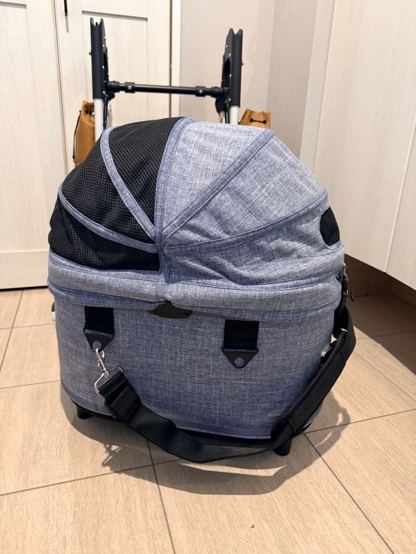 AIR BUGGY DOME3 レギュラー エアーバギー メランジデニム 犬