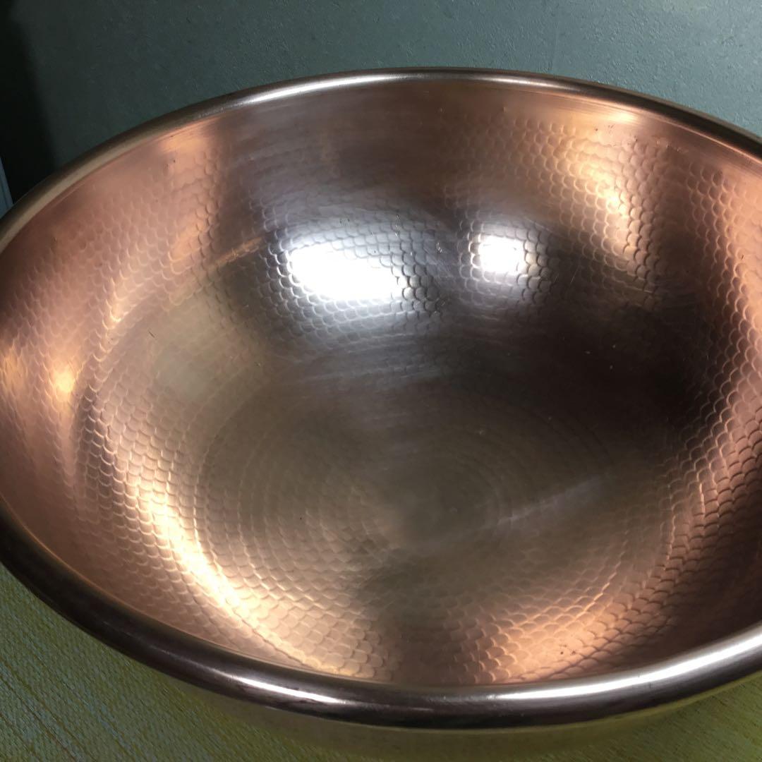 銅鍋　さわり　３９センチ