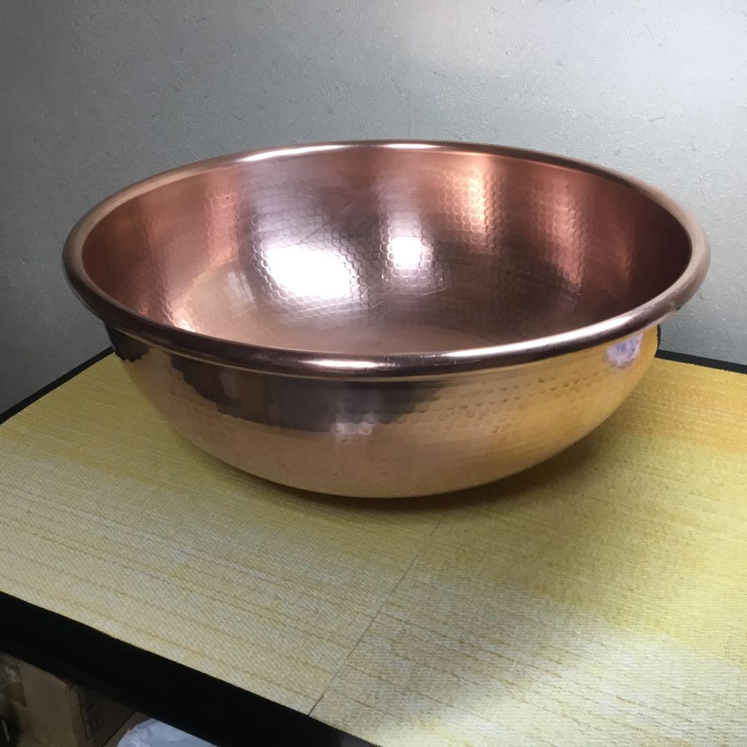 銅鍋　さわり　３９センチ