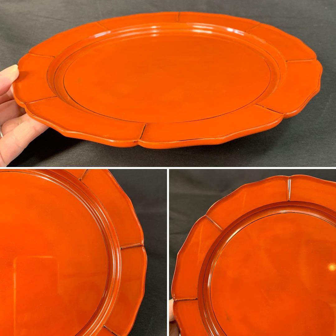 E185 送料無料　菓子器　菓子皿　漆器　茶道具　茶室　茶道　共箱