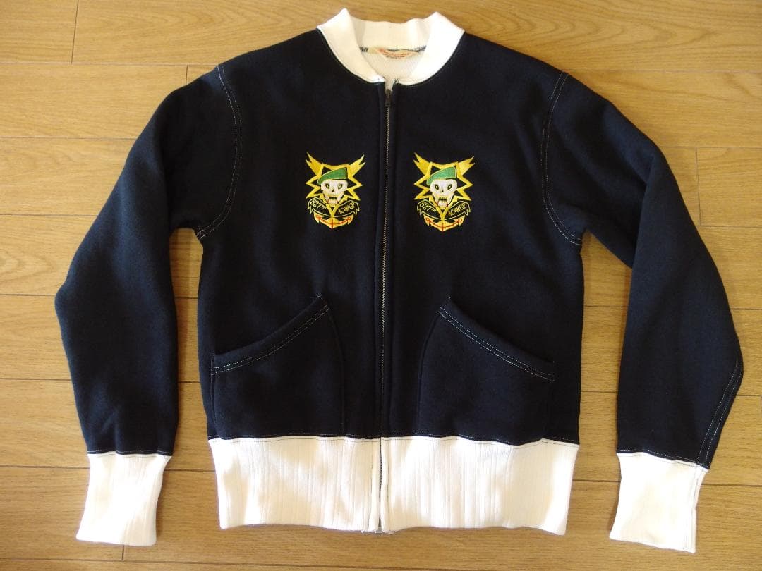 【美品】CUSHMAN クッシュマン スウェットブルゾン S