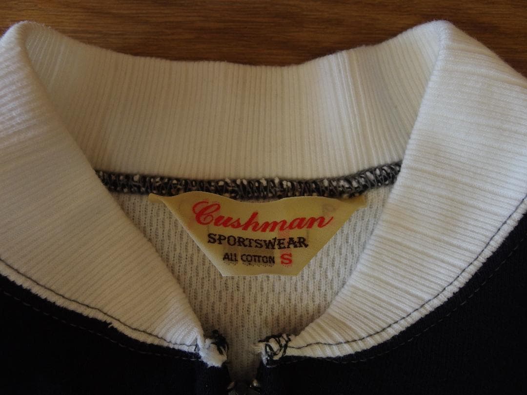 【美品】CUSHMAN クッシュマン スウェットブルゾン S