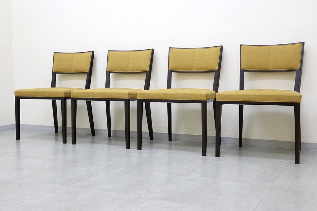 B③4脚セット 美品 TIME&STYLE ダイニングチェア 椅子 旭川家具