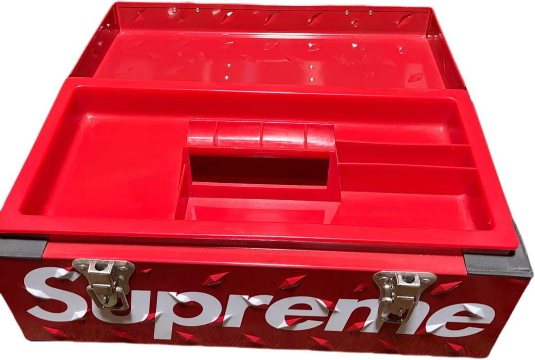 Supreme 2018FW ツールボックス 赤Diamond Plate 大型