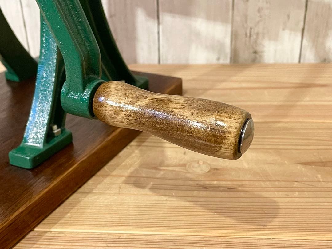 小野式製麺機　両刃　【2507-07】　説明書コピー有り　冷たい麺にも◎