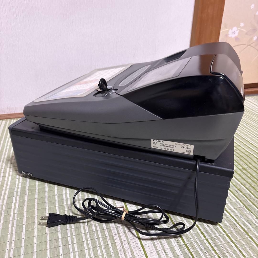 CASIO カシオ　TK-110 電子レジスター　レジ　店舗　電卓　レシート