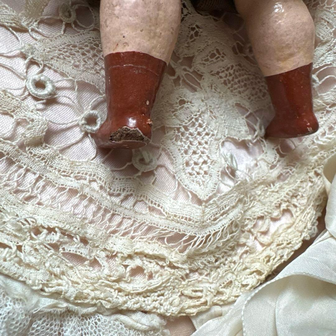 フランスアンティークドール　ビスクヘッドドール　ミニョネット　フレンチドール