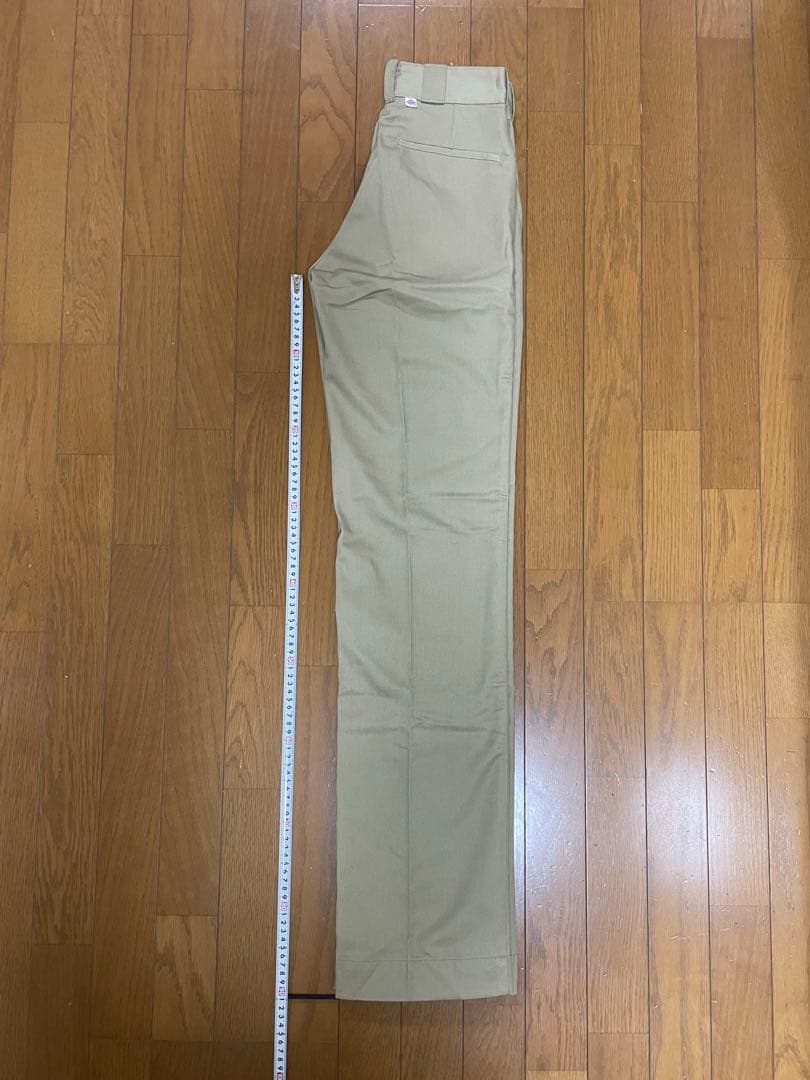 70s USA製 ディッキーズ ／チビタグ ／アルミZIP／ベージュ／w26