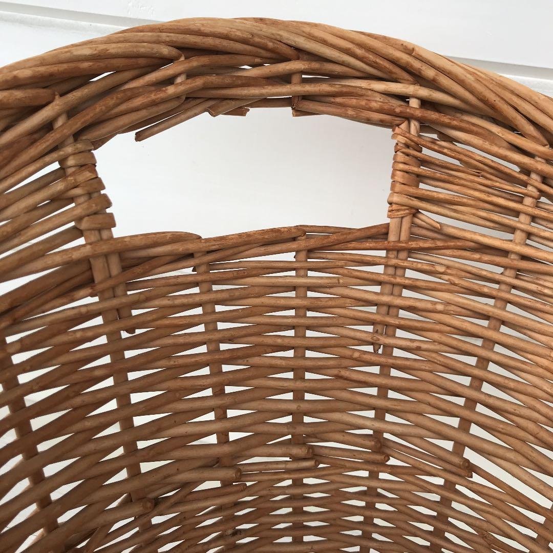 アンティーク　大きなバスケット