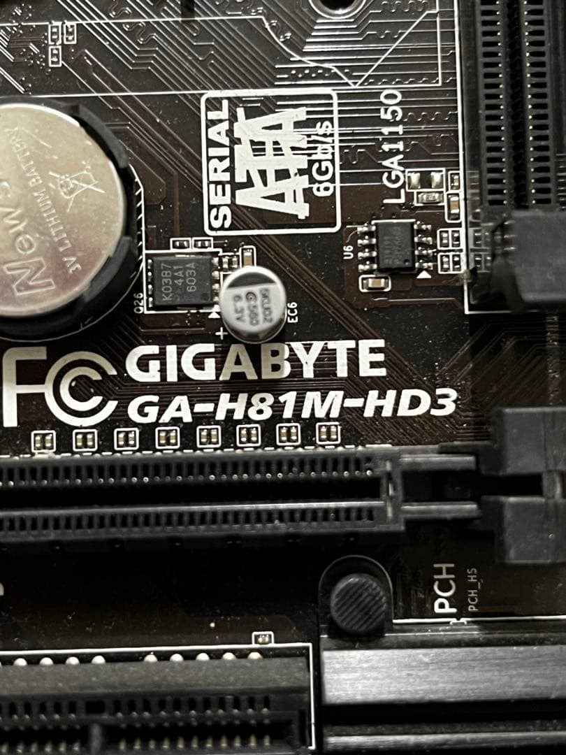 マザーボード i7 4770 + GA-H81M-HD3 + 16G DDR3