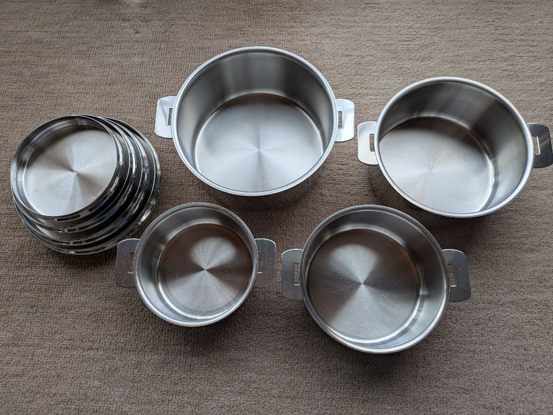 CRISTEL クリステル 両手鍋 4個セット フランス製